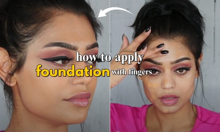 How to Apply Foundation with Fingers (Without Looking Patchy)