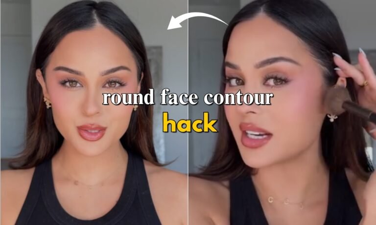Round Face Contour Hack That Actually Works