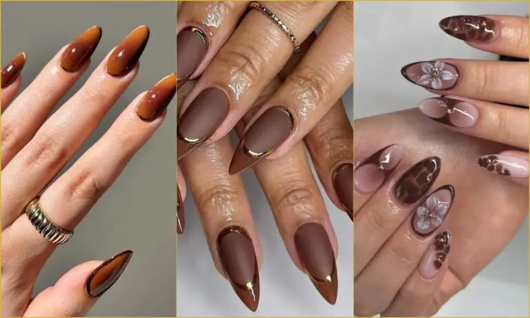 15 Chic and Modern Brown Nail Designs for Every Season