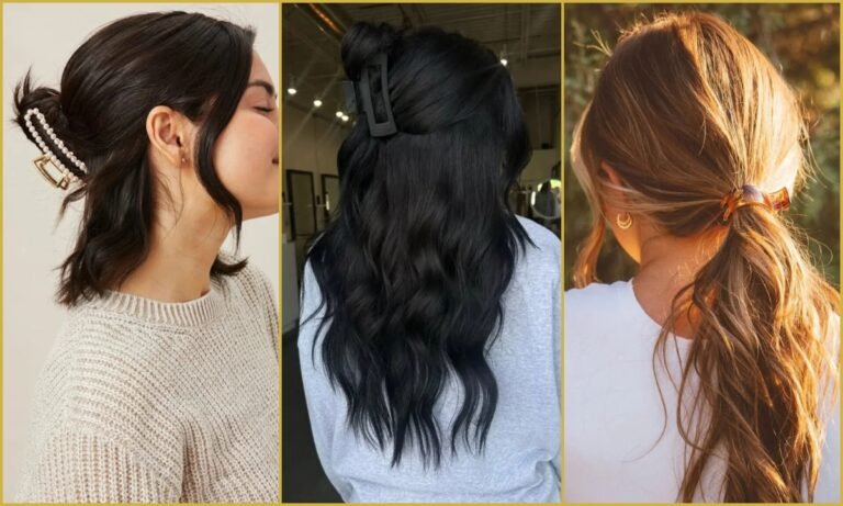 21 Hairstyles with Claw Clips That Never Go Out of Style