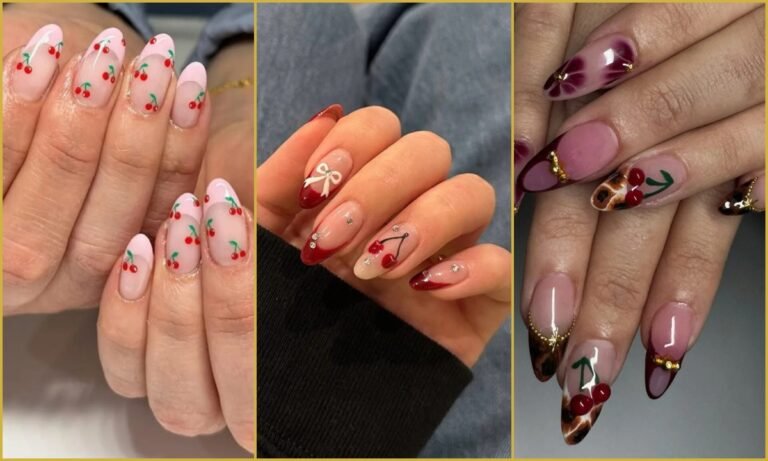 22 Cherry Nails Inspo That Are Sweet, Bold, and So 2025