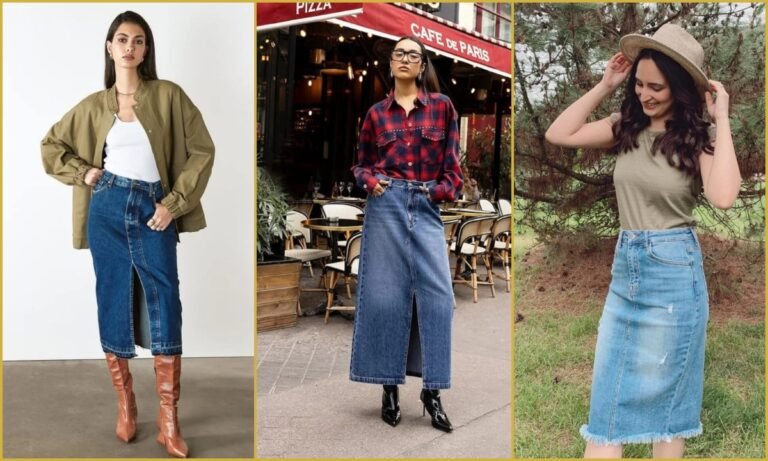 23 Jean Skirt Outfits Ideas for 2025
