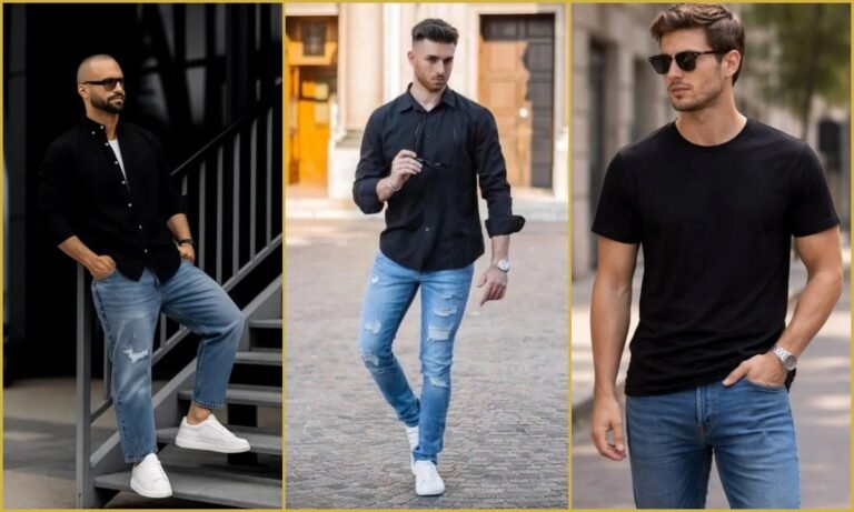 Can You Wear a Black Shirt With Blue Jeans for Men Without Looking Basic