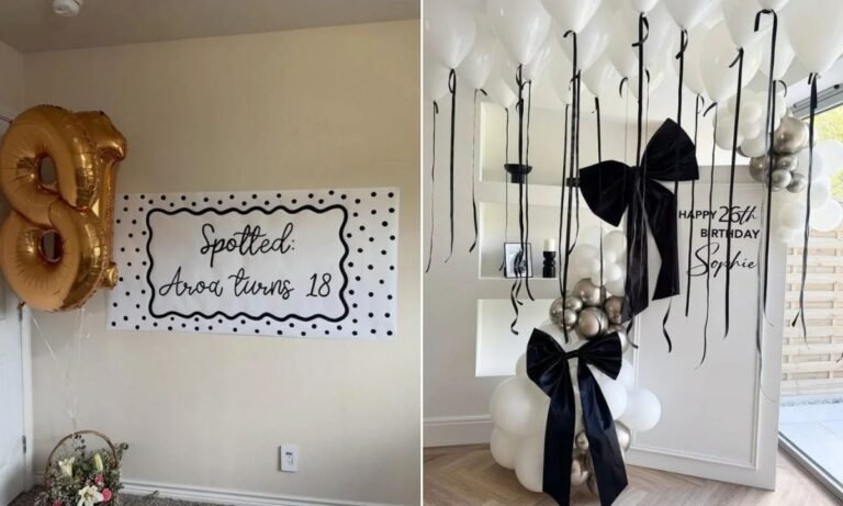 21 Black and White Birthday Themes