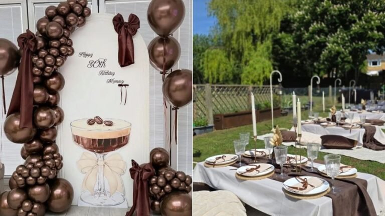 23 Brown Theme Birthday Party Ideas