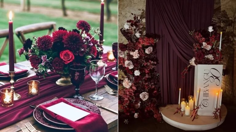 21 Burgundy Birthday Party Ideas