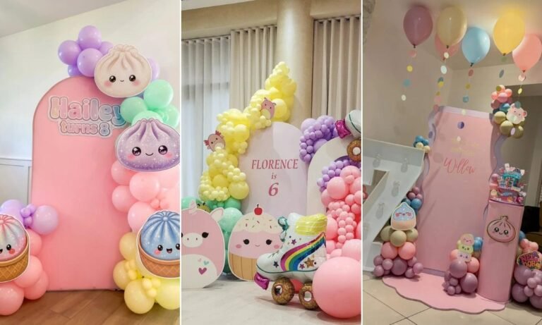 How to Throw a Colorful Squishy Birthday Party