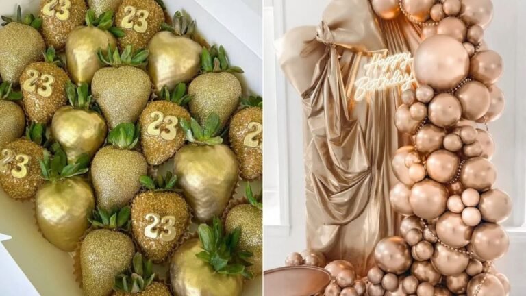 22 Golden Birthday Party Ideas